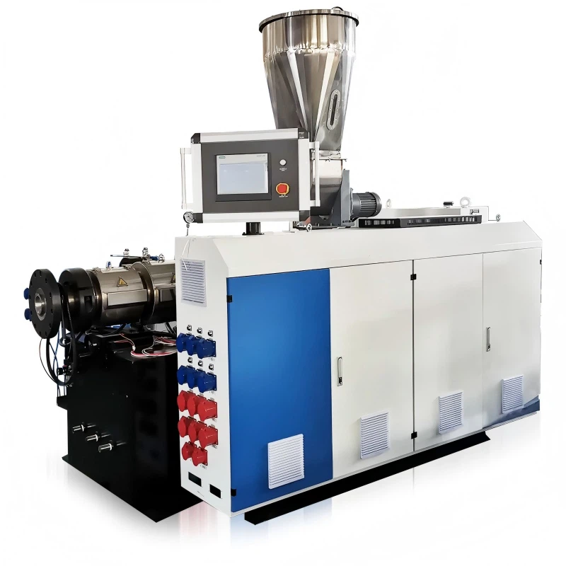 PVC Conical Twin Screw Extruder